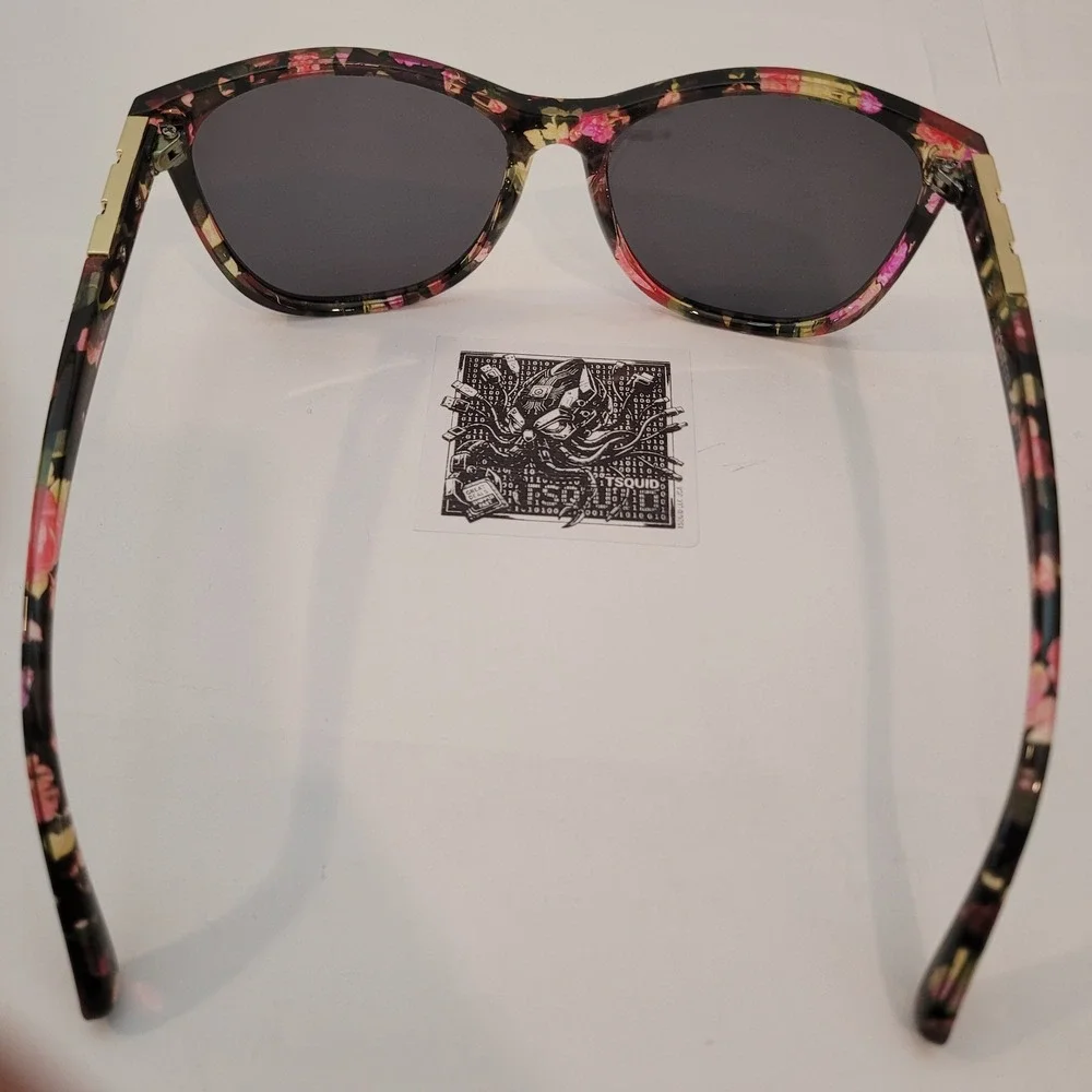 Foster Grant Sunglasses Women Floral Polarized Cat Eye 20034FGX019‎ POL